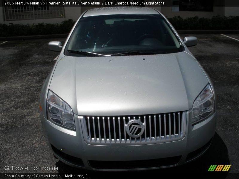 Satellite Silver Metallic / Dark Charcoal/Medium Light Stone 2006 Mercury Milan V6 Premier