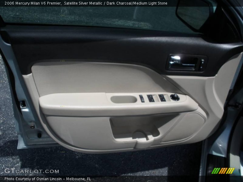 Satellite Silver Metallic / Dark Charcoal/Medium Light Stone 2006 Mercury Milan V6 Premier