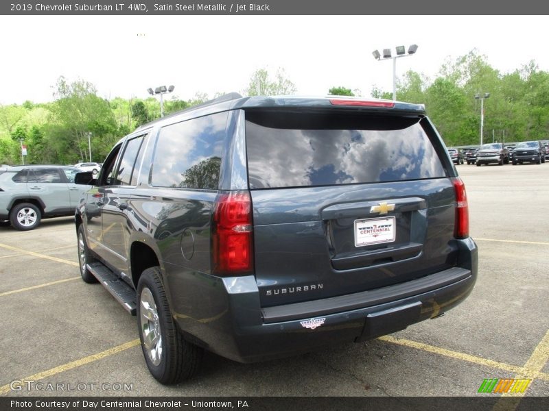 Satin Steel Metallic / Jet Black 2019 Chevrolet Suburban LT 4WD