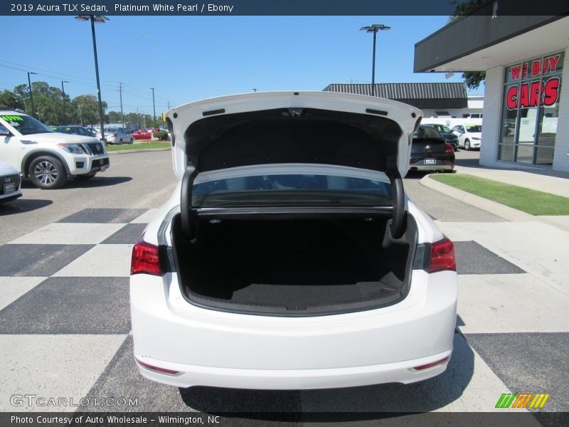 Platinum White Pearl / Ebony 2019 Acura TLX Sedan