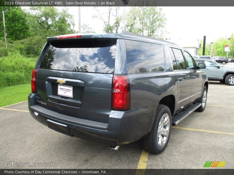 Satin Steel Metallic / Jet Black 2019 Chevrolet Suburban LT 4WD