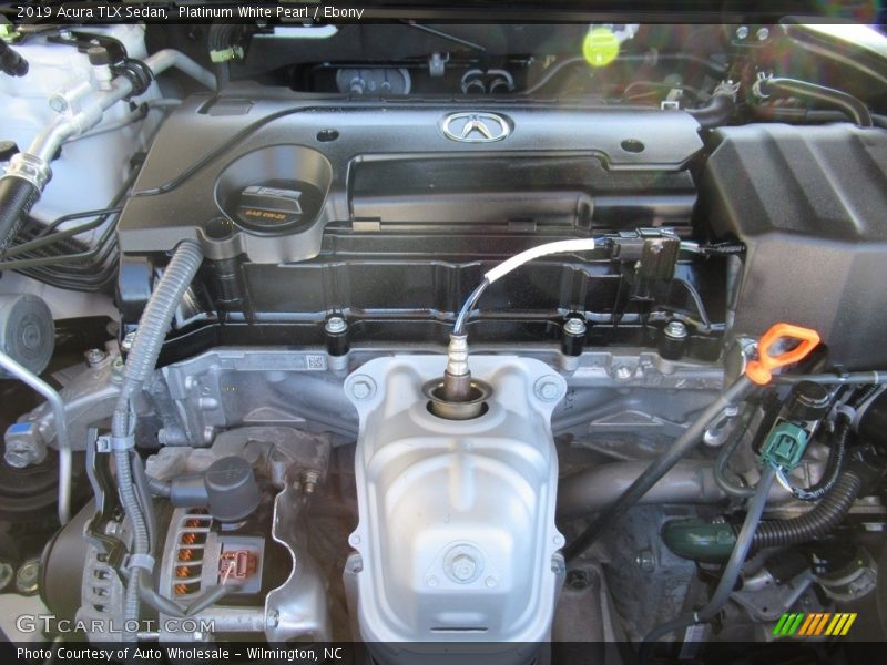 Platinum White Pearl / Ebony 2019 Acura TLX Sedan