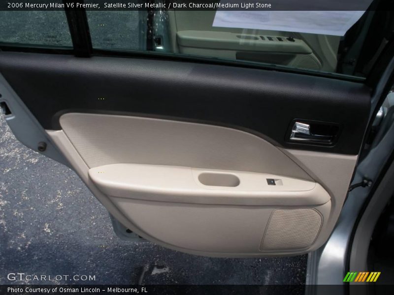 Satellite Silver Metallic / Dark Charcoal/Medium Light Stone 2006 Mercury Milan V6 Premier