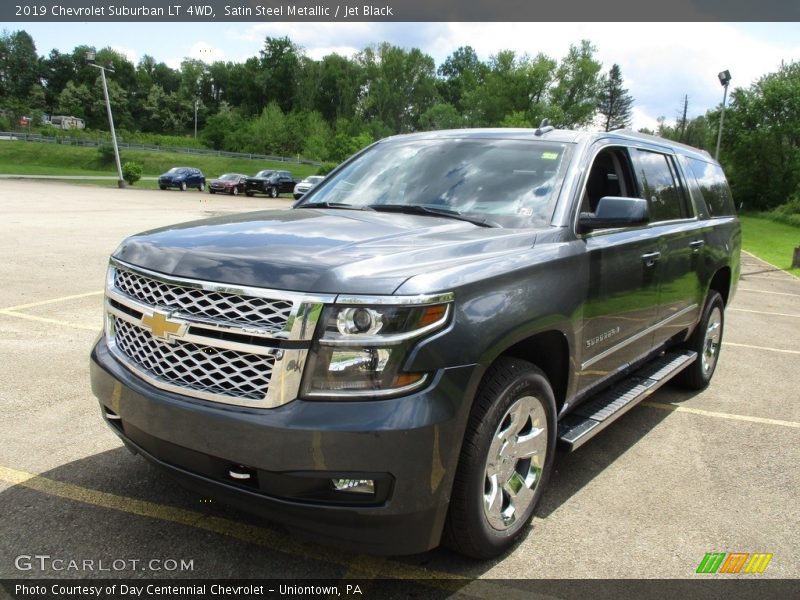Satin Steel Metallic / Jet Black 2019 Chevrolet Suburban LT 4WD