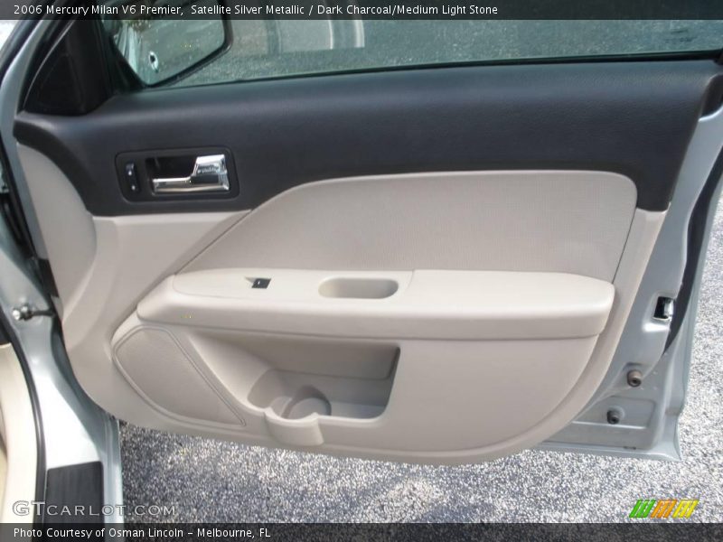 Satellite Silver Metallic / Dark Charcoal/Medium Light Stone 2006 Mercury Milan V6 Premier