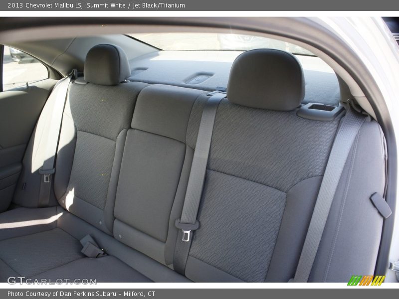 Summit White / Jet Black/Titanium 2013 Chevrolet Malibu LS