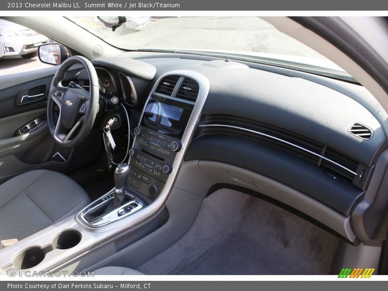 Summit White / Jet Black/Titanium 2013 Chevrolet Malibu LS
