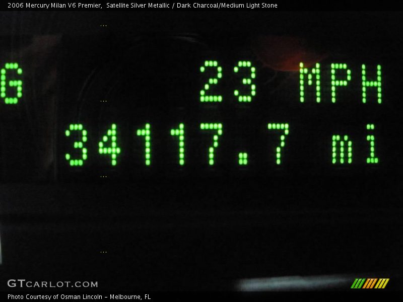 Satellite Silver Metallic / Dark Charcoal/Medium Light Stone 2006 Mercury Milan V6 Premier