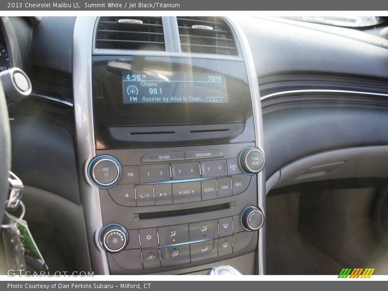 Summit White / Jet Black/Titanium 2013 Chevrolet Malibu LS