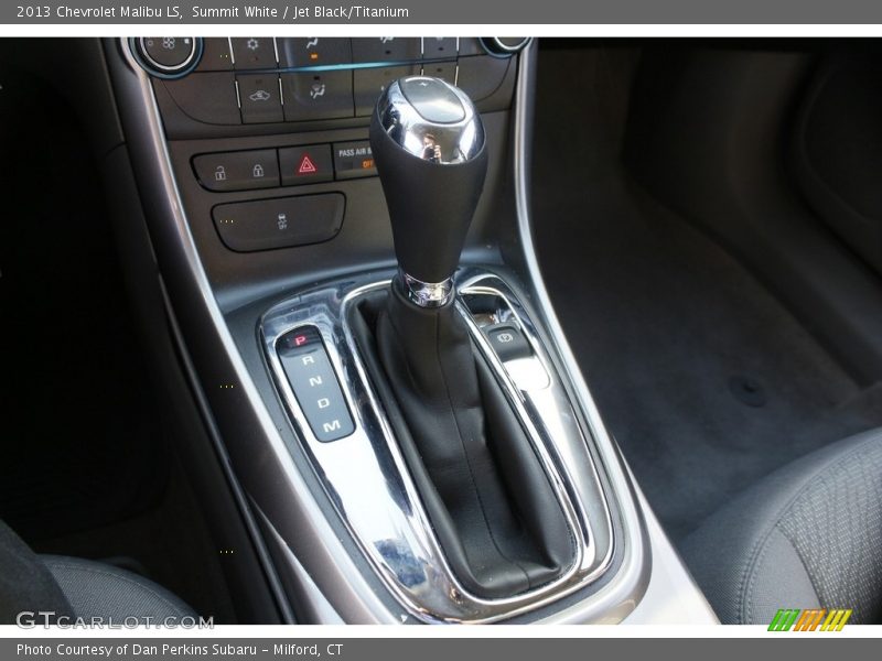 Summit White / Jet Black/Titanium 2013 Chevrolet Malibu LS