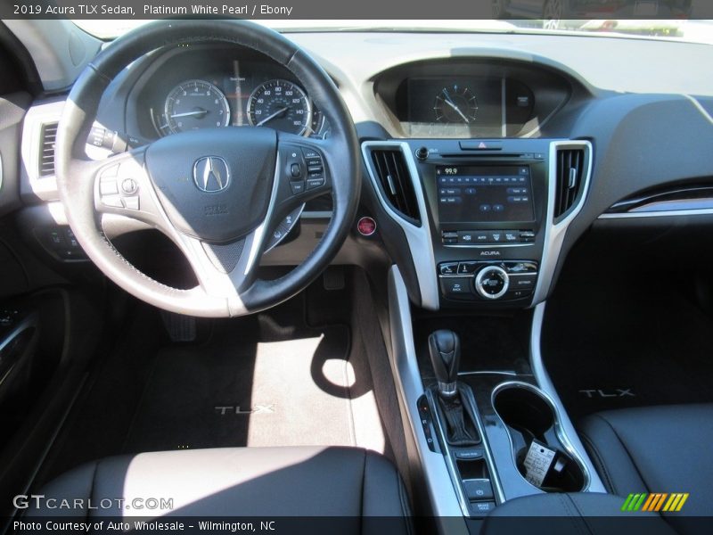 Platinum White Pearl / Ebony 2019 Acura TLX Sedan
