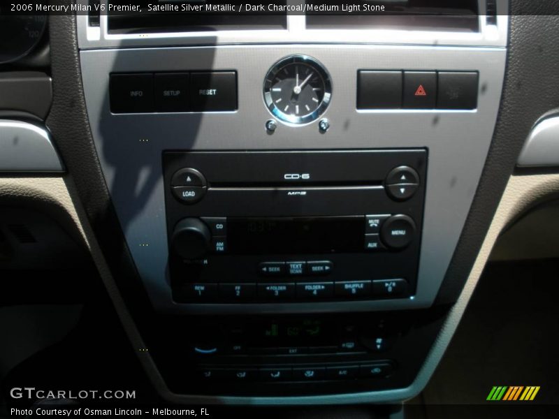 Satellite Silver Metallic / Dark Charcoal/Medium Light Stone 2006 Mercury Milan V6 Premier