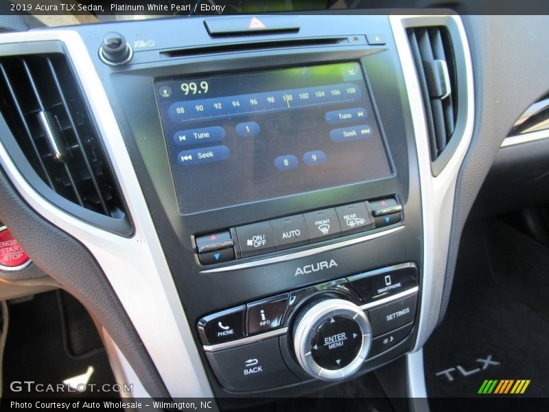 Platinum White Pearl / Ebony 2019 Acura TLX Sedan