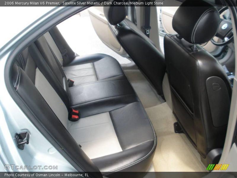 Satellite Silver Metallic / Dark Charcoal/Medium Light Stone 2006 Mercury Milan V6 Premier