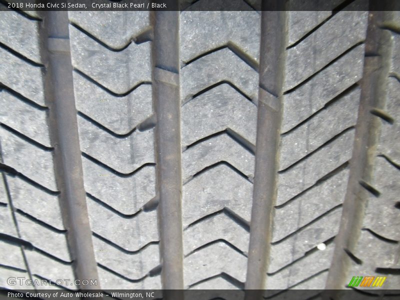 Crystal Black Pearl / Black 2018 Honda Civic Si Sedan