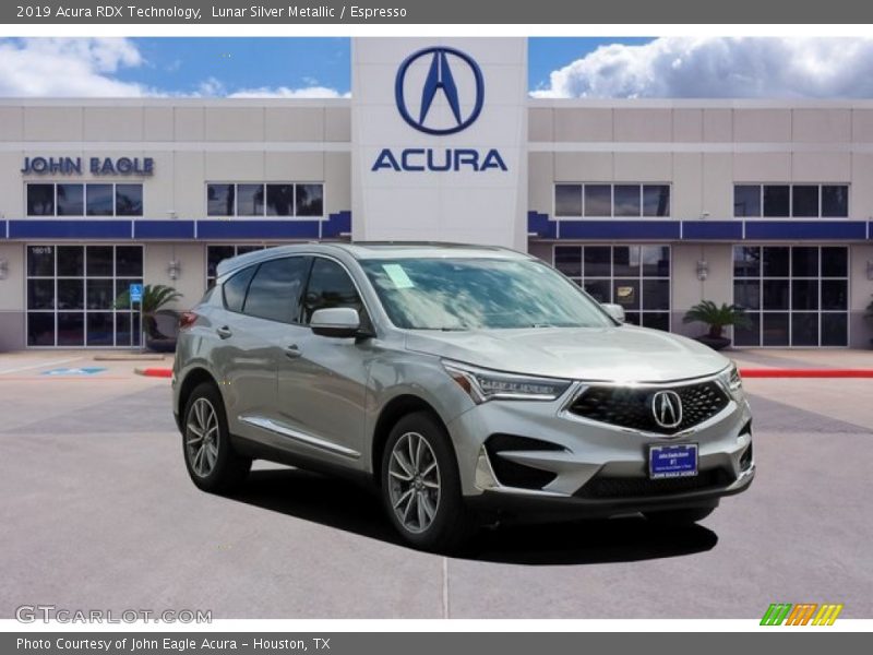 Lunar Silver Metallic / Espresso 2019 Acura RDX Technology
