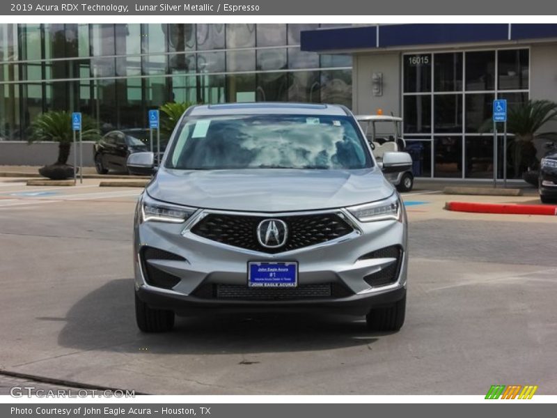 Lunar Silver Metallic / Espresso 2019 Acura RDX Technology