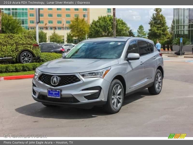 Lunar Silver Metallic / Espresso 2019 Acura RDX Technology