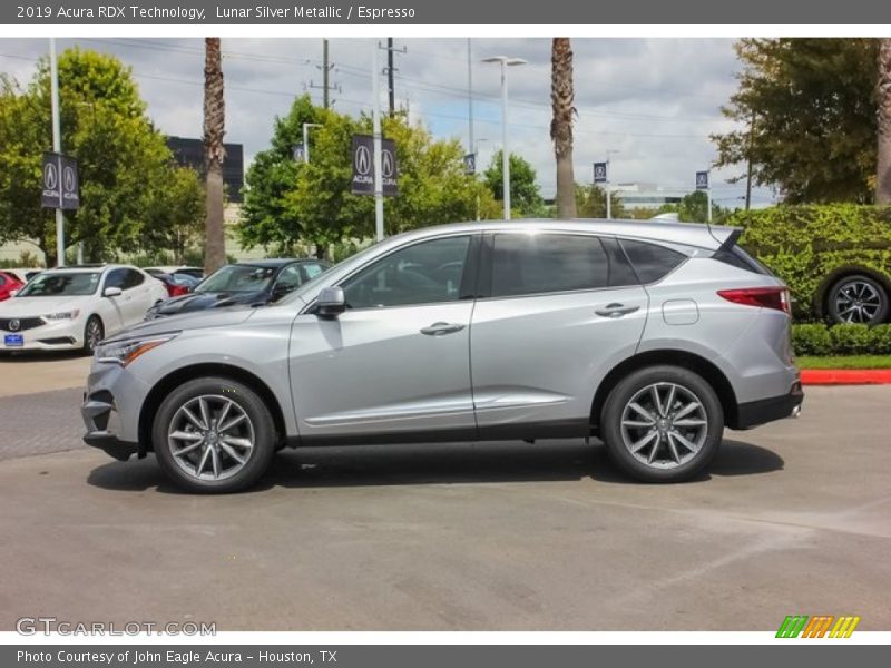 Lunar Silver Metallic / Espresso 2019 Acura RDX Technology