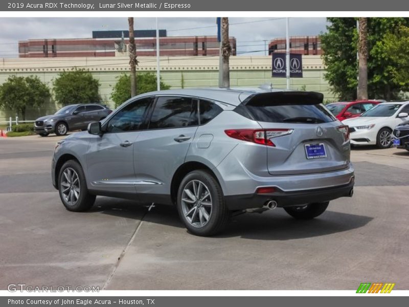 Lunar Silver Metallic / Espresso 2019 Acura RDX Technology