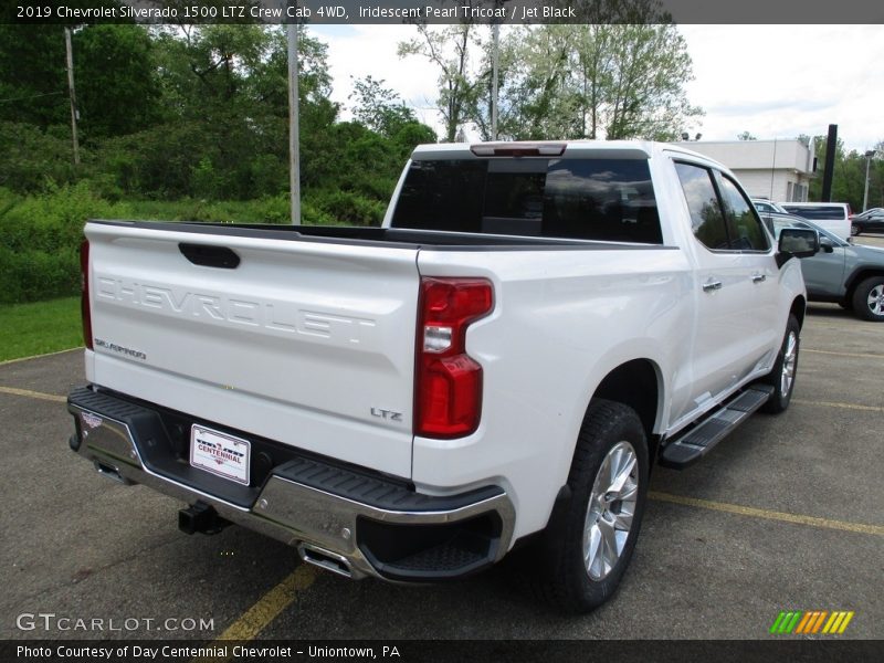 Iridescent Pearl Tricoat / Jet Black 2019 Chevrolet Silverado 1500 LTZ Crew Cab 4WD