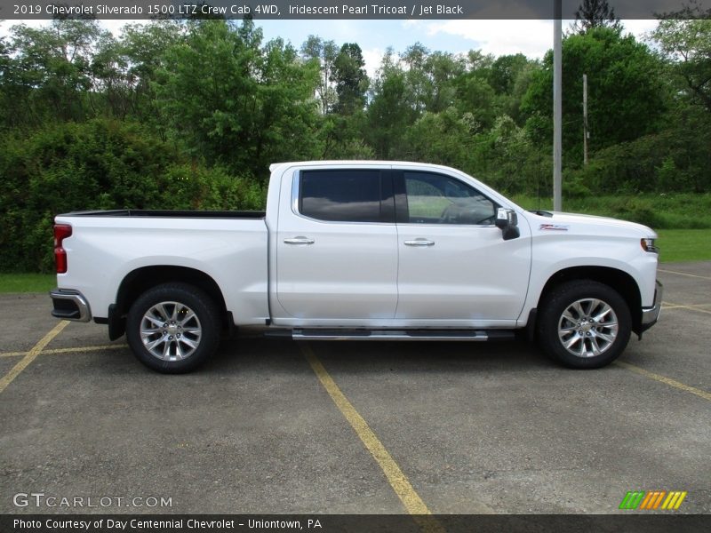 Iridescent Pearl Tricoat / Jet Black 2019 Chevrolet Silverado 1500 LTZ Crew Cab 4WD