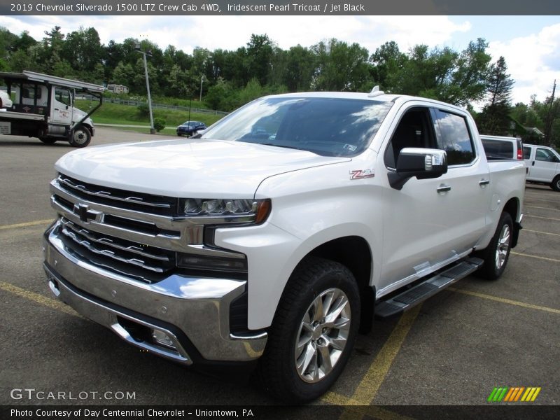 Iridescent Pearl Tricoat / Jet Black 2019 Chevrolet Silverado 1500 LTZ Crew Cab 4WD