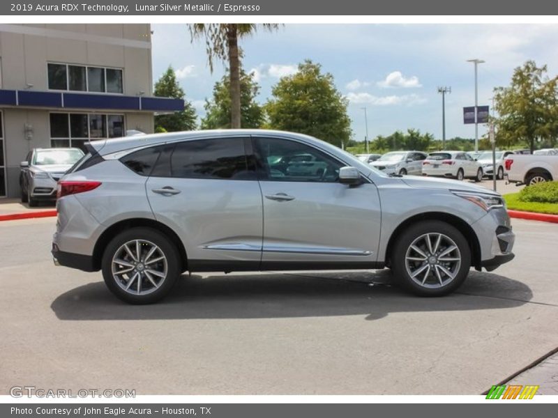 Lunar Silver Metallic / Espresso 2019 Acura RDX Technology