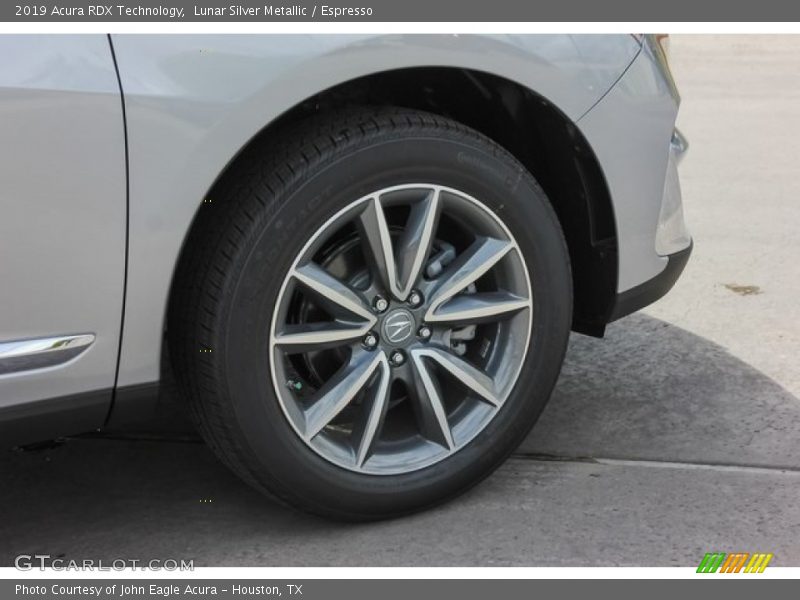 Lunar Silver Metallic / Espresso 2019 Acura RDX Technology