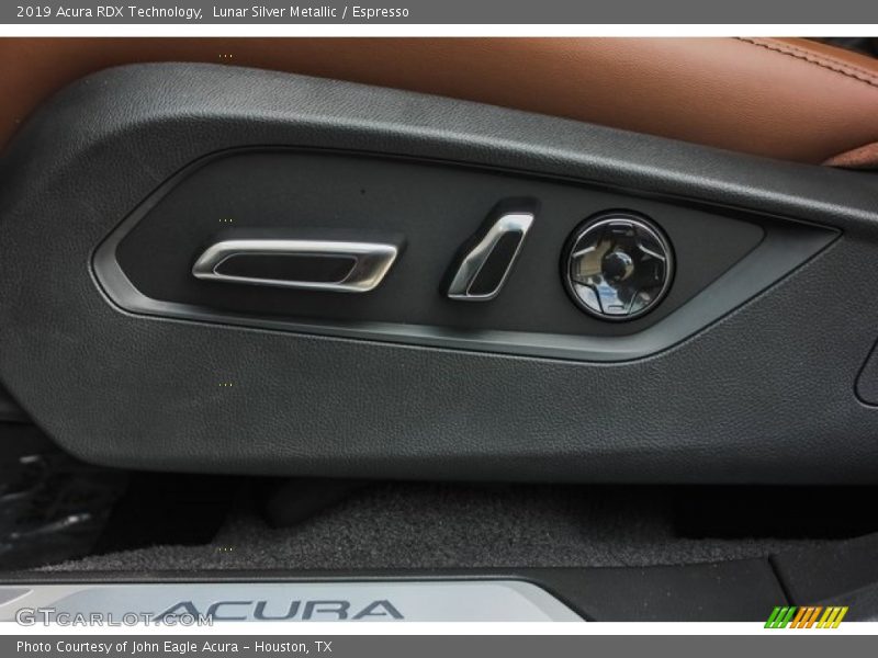 Lunar Silver Metallic / Espresso 2019 Acura RDX Technology