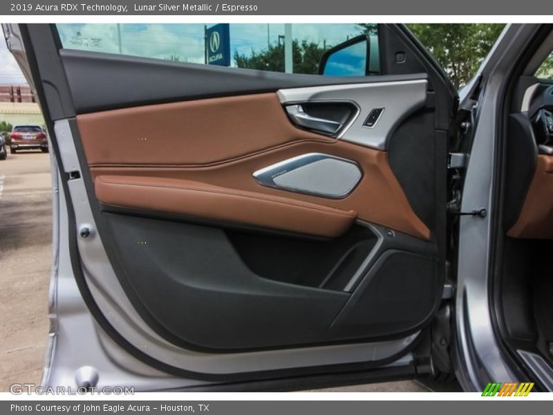 Lunar Silver Metallic / Espresso 2019 Acura RDX Technology