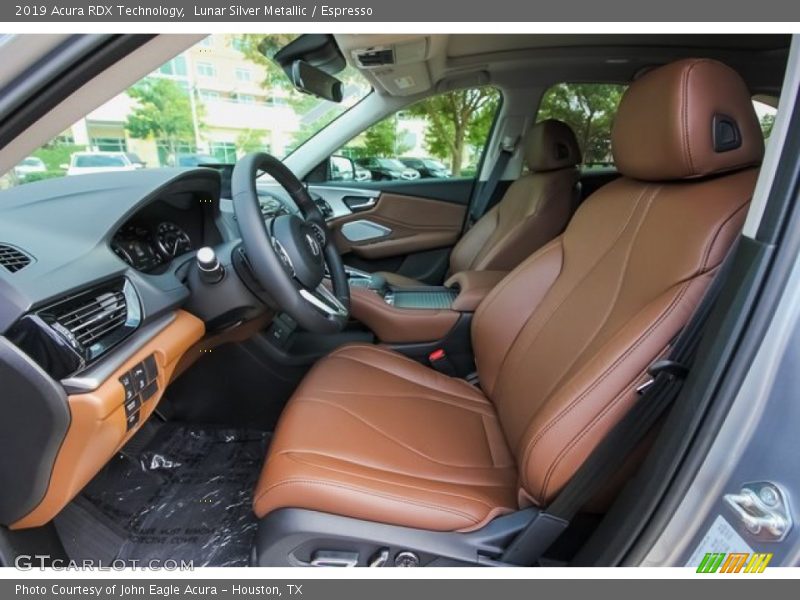 Lunar Silver Metallic / Espresso 2019 Acura RDX Technology