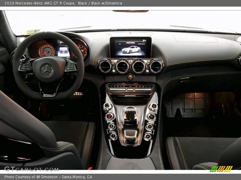 Dashboard of 2019 AMG GT R Coupe