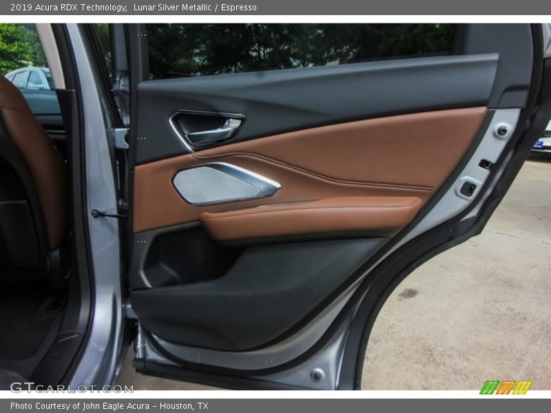 Lunar Silver Metallic / Espresso 2019 Acura RDX Technology