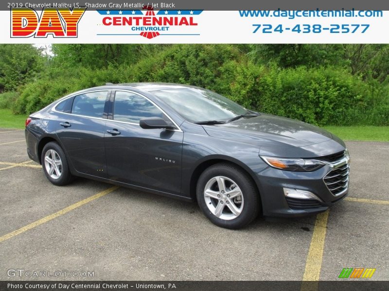 Shadow Gray Metallic / Jet Black 2019 Chevrolet Malibu LS