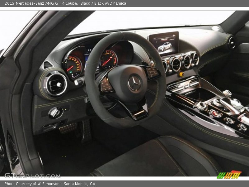 Dashboard of 2019 AMG GT R Coupe