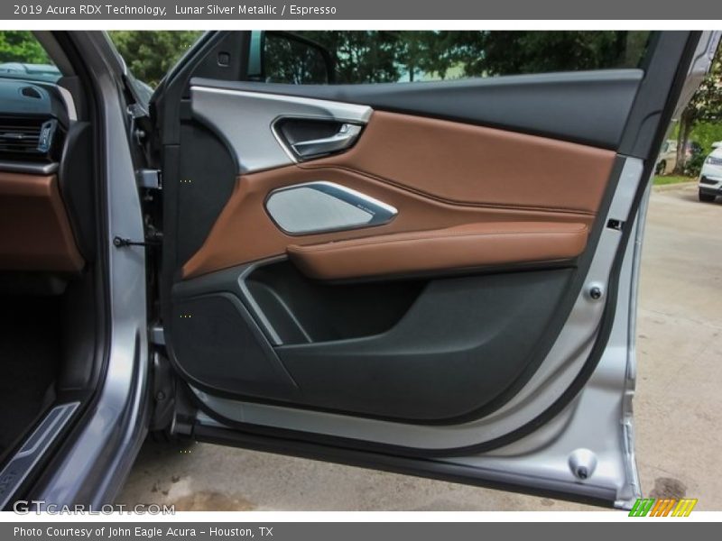 Lunar Silver Metallic / Espresso 2019 Acura RDX Technology