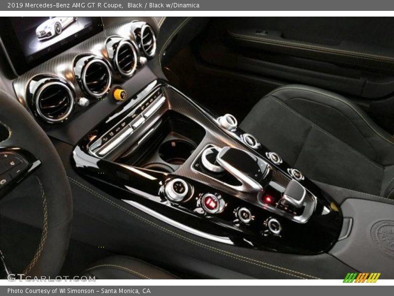 Controls of 2019 AMG GT R Coupe