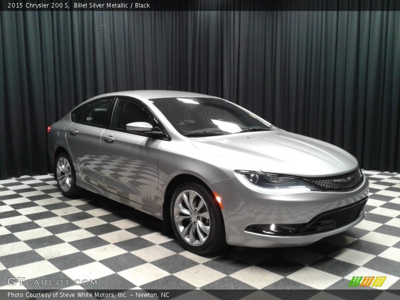 Billet Silver Metallic / Black 2015 Chrysler 200 S