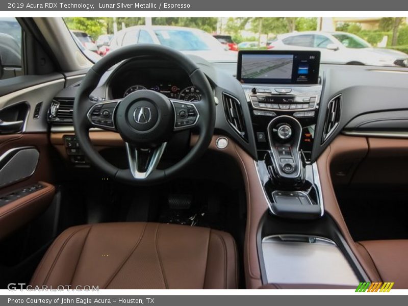 Lunar Silver Metallic / Espresso 2019 Acura RDX Technology