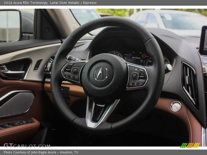 Lunar Silver Metallic / Espresso 2019 Acura RDX Technology