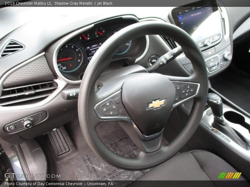 Shadow Gray Metallic / Jet Black 2019 Chevrolet Malibu LS