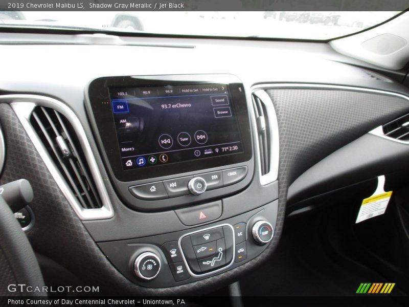 Shadow Gray Metallic / Jet Black 2019 Chevrolet Malibu LS