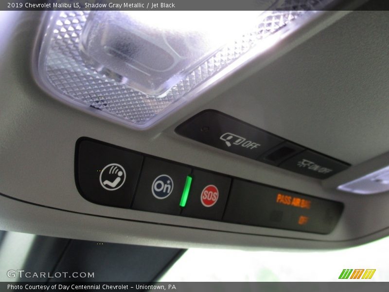 Shadow Gray Metallic / Jet Black 2019 Chevrolet Malibu LS