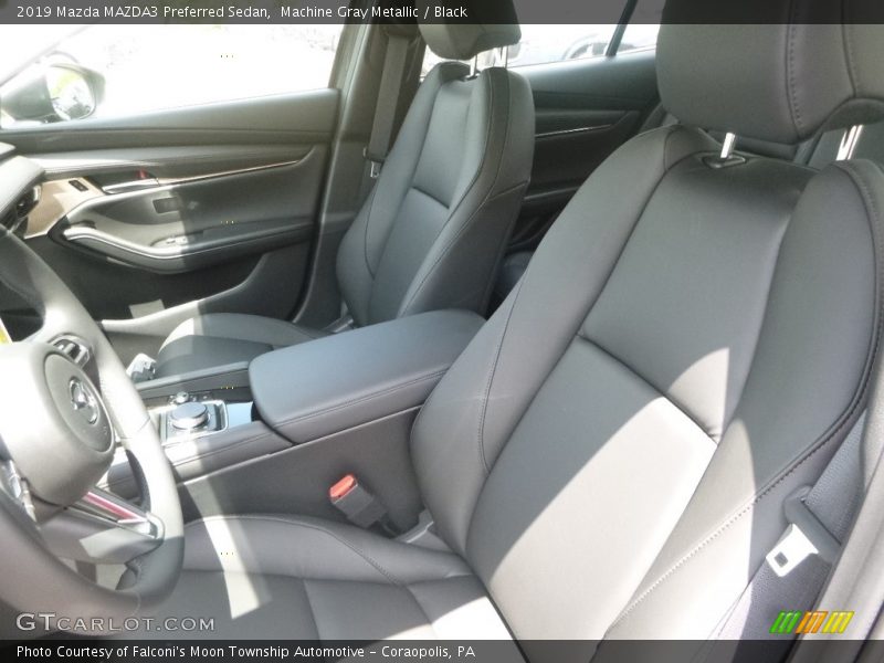 Machine Gray Metallic / Black 2019 Mazda MAZDA3 Preferred Sedan