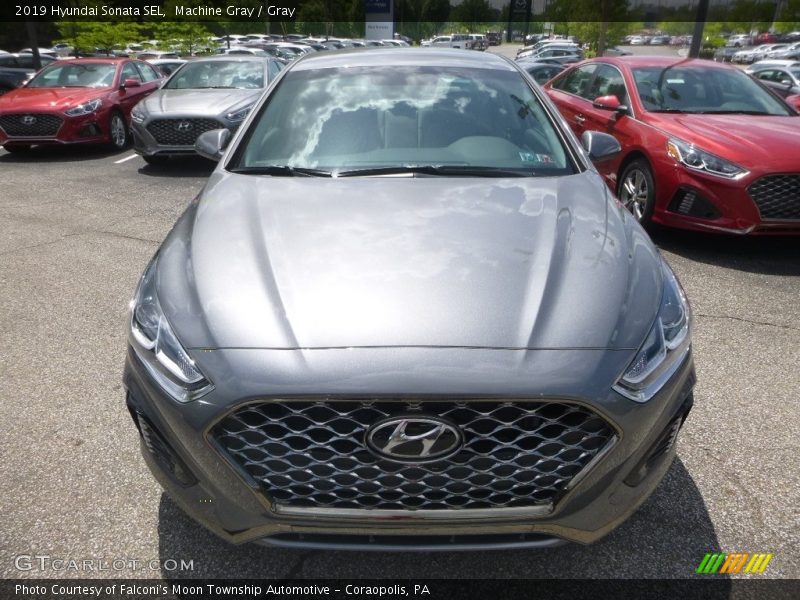 Machine Gray / Gray 2019 Hyundai Sonata SEL