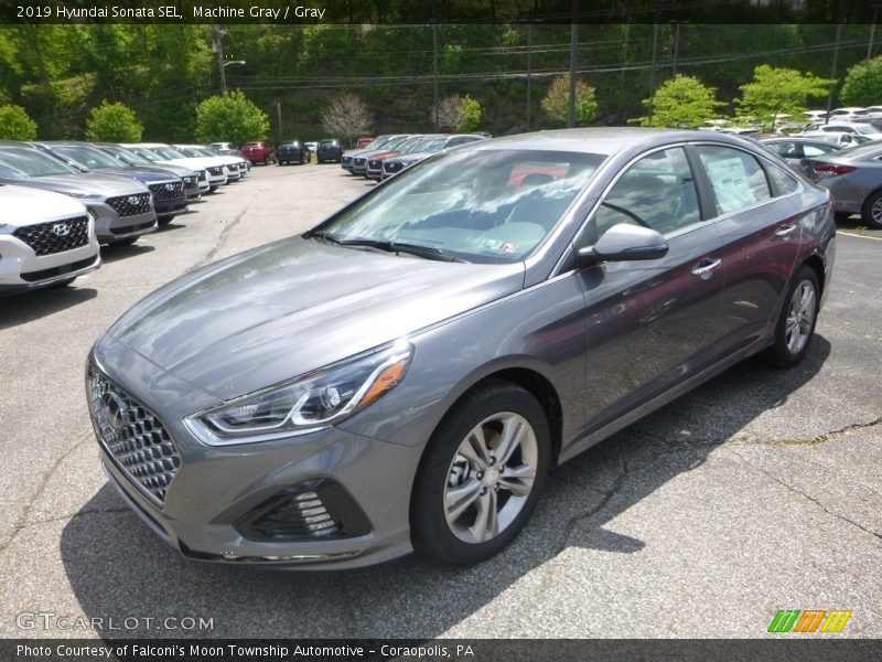 Machine Gray / Gray 2019 Hyundai Sonata SEL