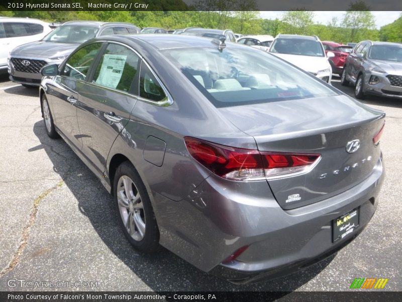 Machine Gray / Gray 2019 Hyundai Sonata SEL