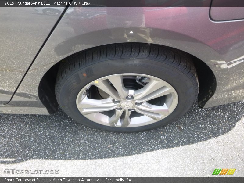 Machine Gray / Gray 2019 Hyundai Sonata SEL
