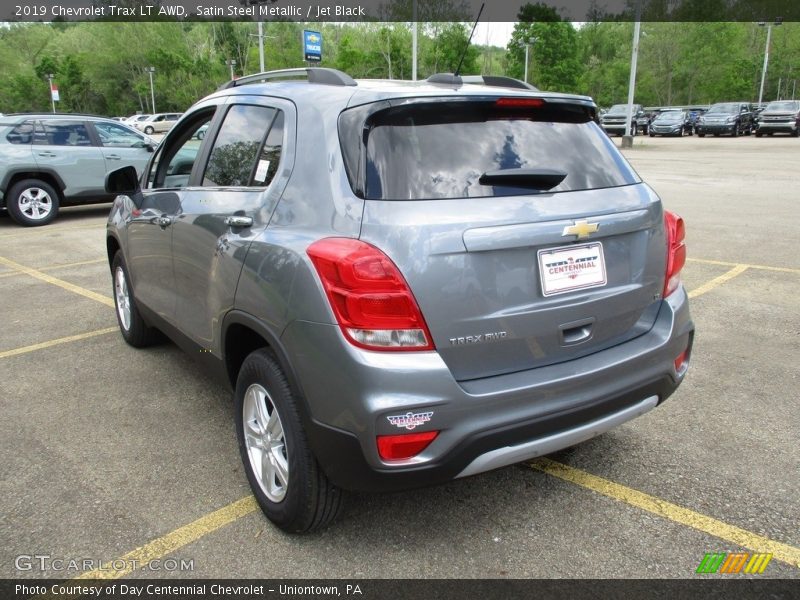 Satin Steel Metallic / Jet Black 2019 Chevrolet Trax LT AWD